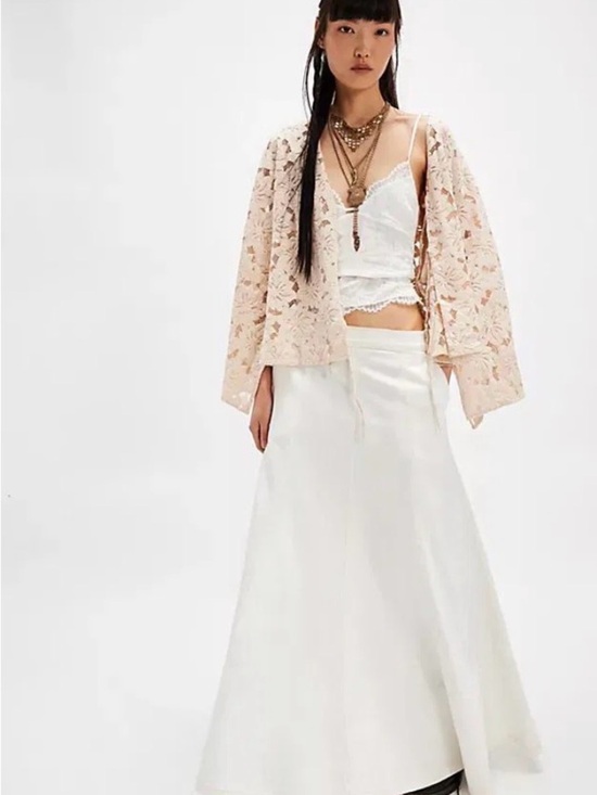 Free People Tops - Free People Romona Lace Kimono - Ivory… new with tags